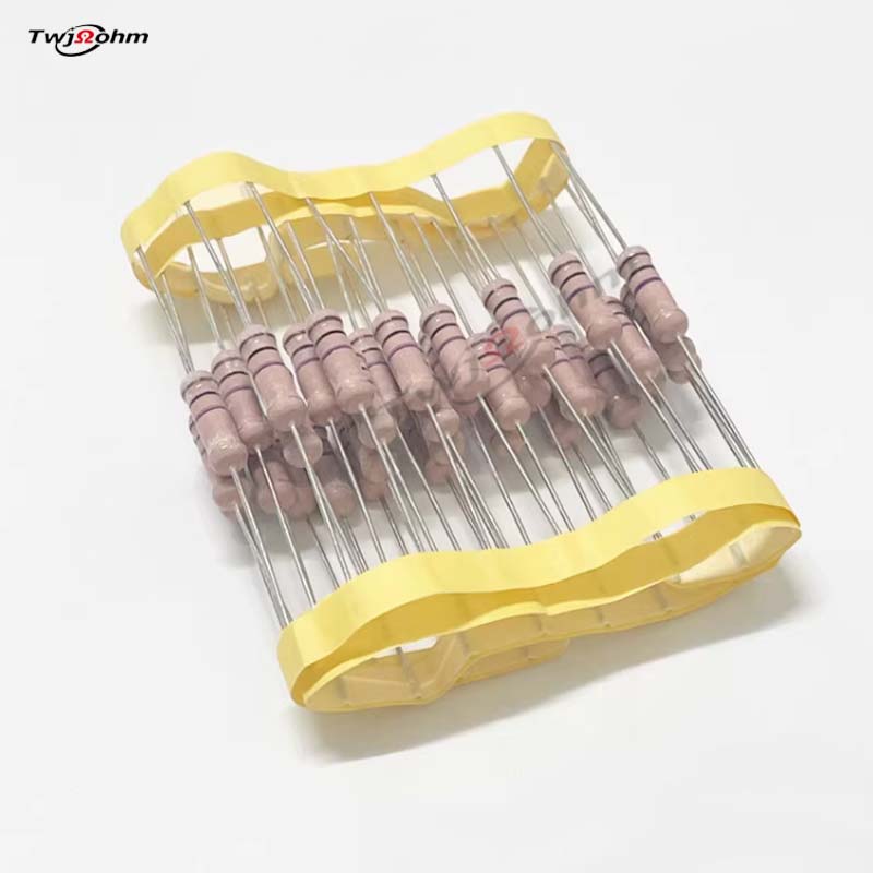 RI40-2W Color Ring Glass Film High Voltage Resistors